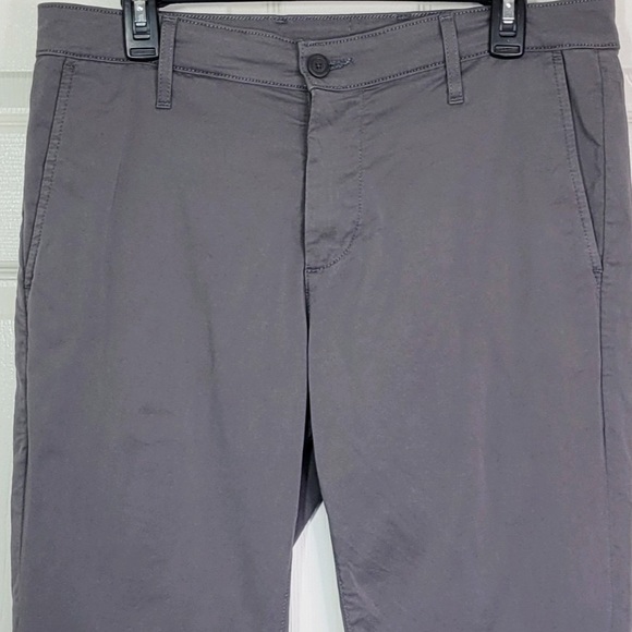 AG Adriano Goldschmied The Marshall Modern Slim Fit Trouser Pants in Grey Sz 33R - Picture 4 of 13